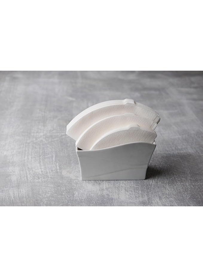 هاريو فلتر ورقي ابيض للقهوة من هاريو 02، 6 عبوات تحتوي على 100 ورقة (اجمالي 600 ورقة) (مستوردة من اليابان) - Image 5